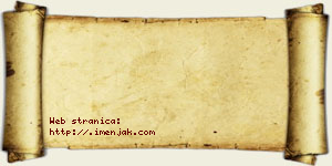 Sofija Crnjanski vizit kartica